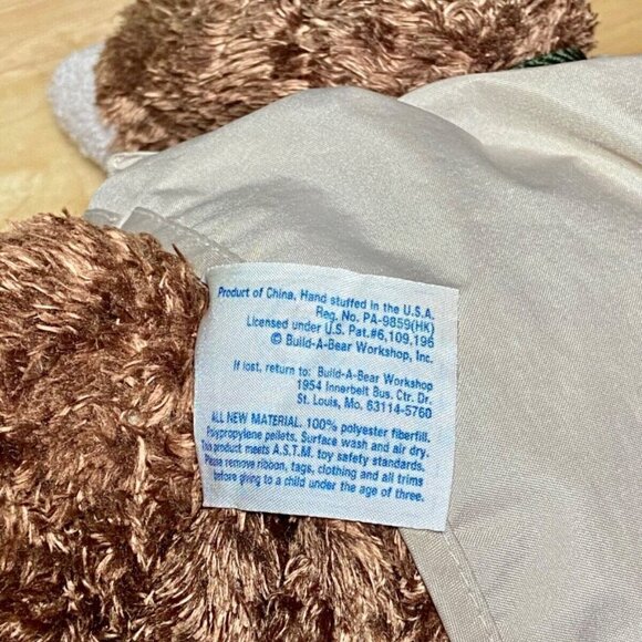 Build A Bear Monkey Plush Fisherman Safari Stuffed Animal 19” Tall BAB Doll - Picture 8 of 12